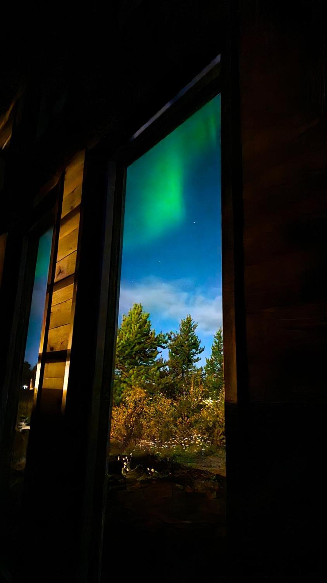 Reindeer River Lights Lodge Kiruna Buitenkant foto